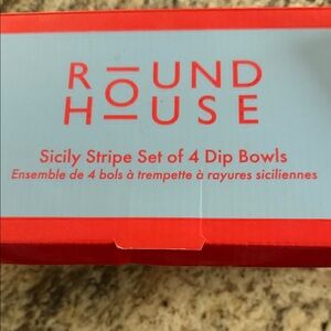 White and Blue bowl set